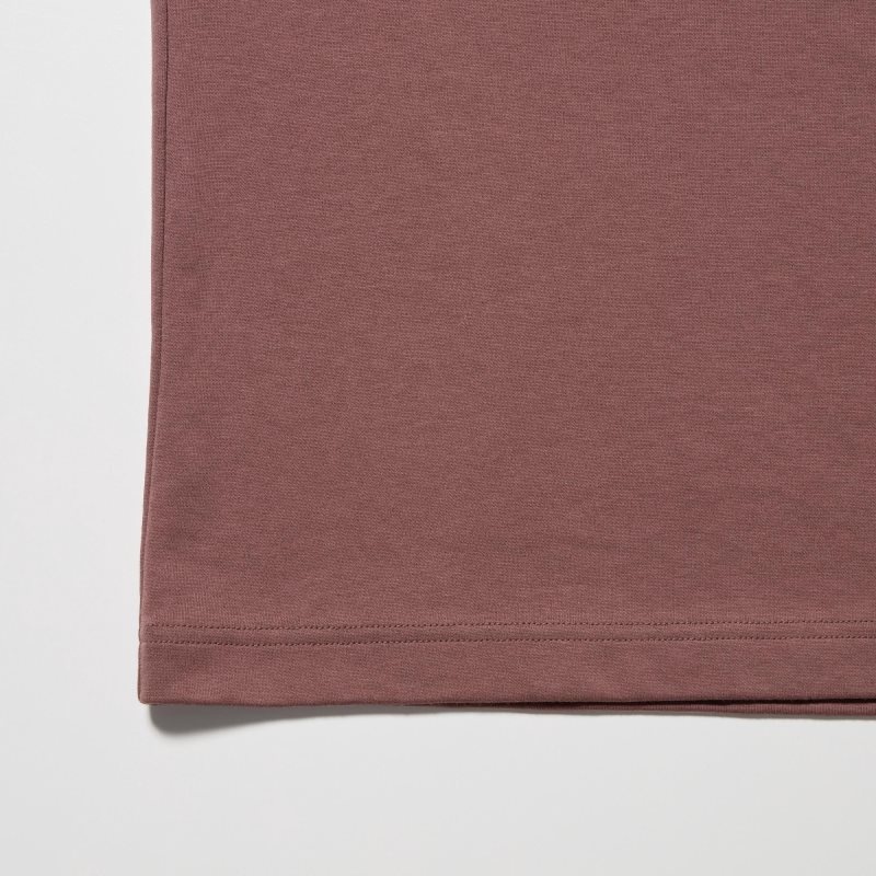 Light Grey Men Uniqlo U Airism Cotton Oversized Crew Neck Half-sleeve T Shirts | USA IDBFH-8739