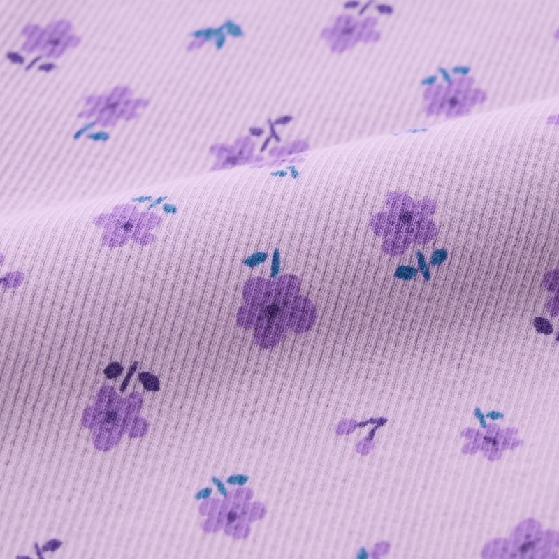 Light Purple Baby Uniqlo Floral Leggings | USA XYFUD-2461