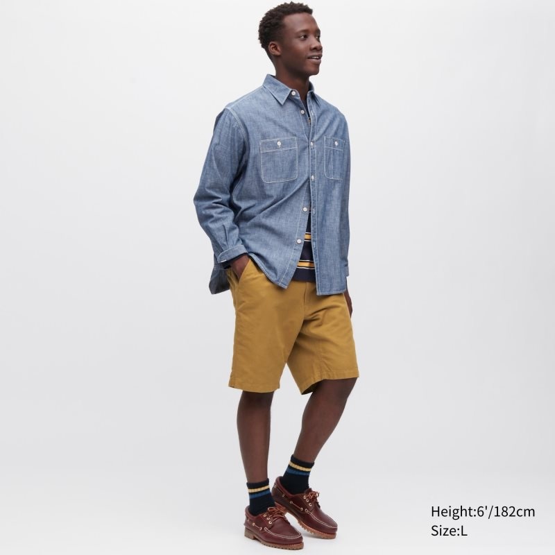 Mustard Men Uniqlo Linen Blend (9.5\