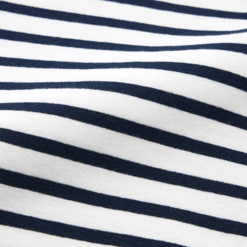 Navy Baby Uniqlo Striped Long-sleeve Bodysuit | USA ERZPF-8690