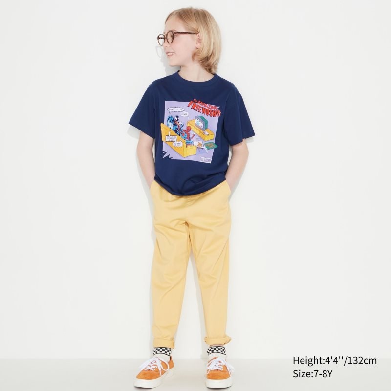 Navy Kids Uniqlo Utgp2023: Magic For All Ut (Short-sleeve Graphic) (Chong Jing Yung) T Shirts | USA YXWUF-8324