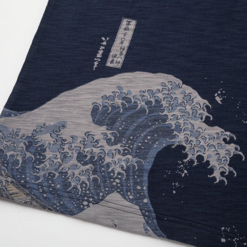 Navy Men Uniqlo Ukiyo-e Ut (Short-sleeve Graphic) T Shirts | USA EBJUW-4851