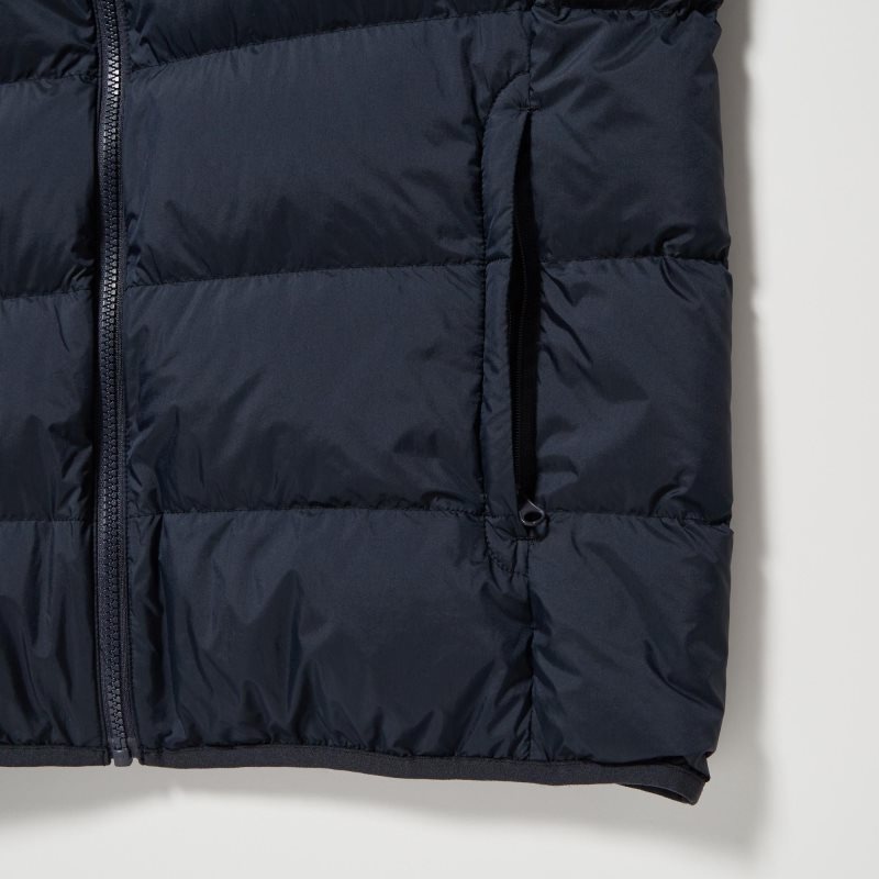 Navy Men Uniqlo Ultra Light Down (3d Cut Wide Quilt) Jackets | USA CPTAN-2437