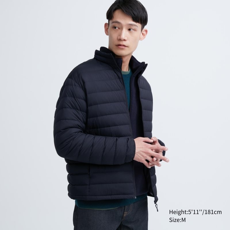 Navy Men Uniqlo Ultra Light Down Jackets | USA DLNRP-4569