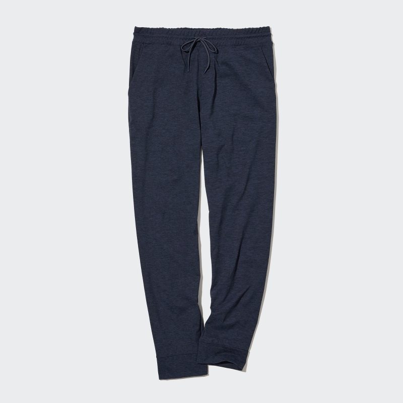 Navy Men Uniqlo Ultra Stretch Active Jogger | USA OJKMT-5420