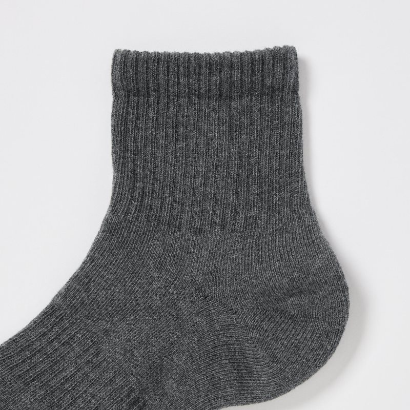 Navy Women Uniqlo Crew Pile Lined (3 Pairs) Socks | USA YXMKO-9057