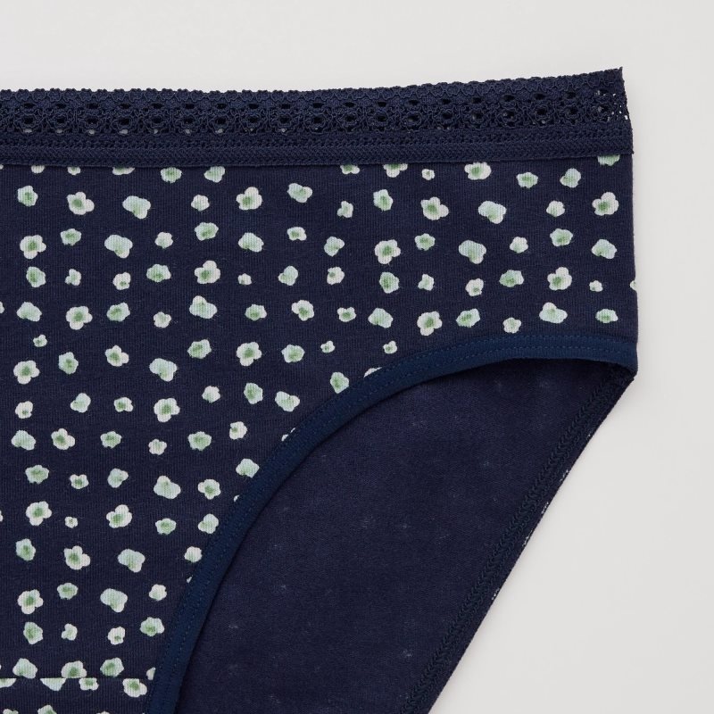 Navy Women Uniqlo Mid-rise Underwear | USA RTKWC-0135