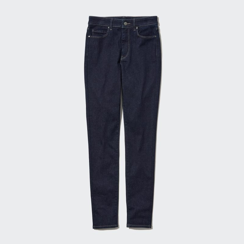 Navy Women Uniqlo Ultra Stretch Skinny High-rise Jeans | USA JKWMS-3718