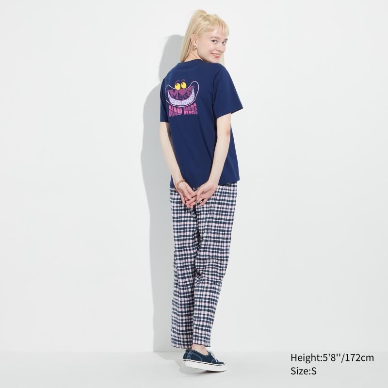 Navy Women Uniqlo Utgp2023: Magic For All Ut (Short-sleeve Graphic) (Regine Binuya Bague) T Shirts | USA NIZAT-9038