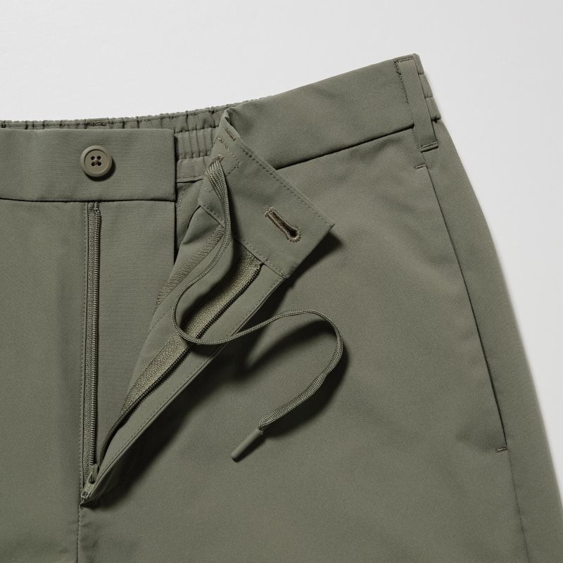 Olive Men Uniqlo Airsense Relaxed (Ultra Light Relaxed) Pants | USA KZCYR-1945