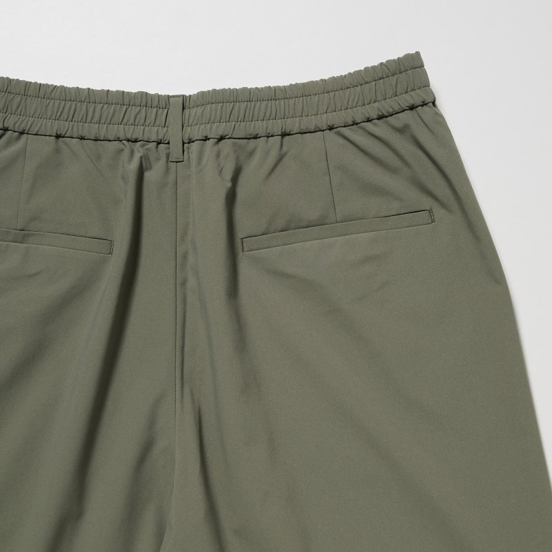 Olive Men Uniqlo Airsense Relaxed (Ultra Light Relaxed) Pants | USA KZCYR-1945