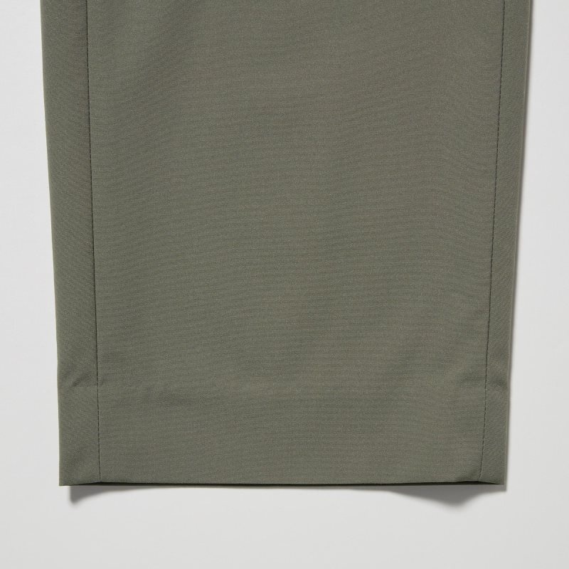 Olive Men Uniqlo Airsense Relaxed (Ultra Light Relaxed) Pants | USA KZCYR-1945