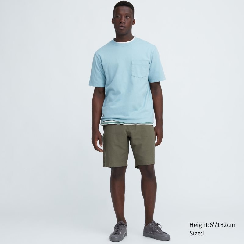 Olive Men Uniqlo Linen Blend (9.5\