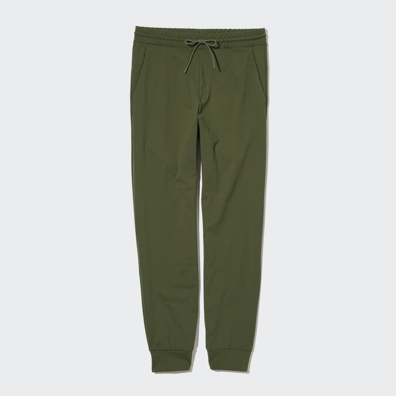 Olive Men Uniqlo Ultra Stretch Active Jogger | USA ASMXQ-7263