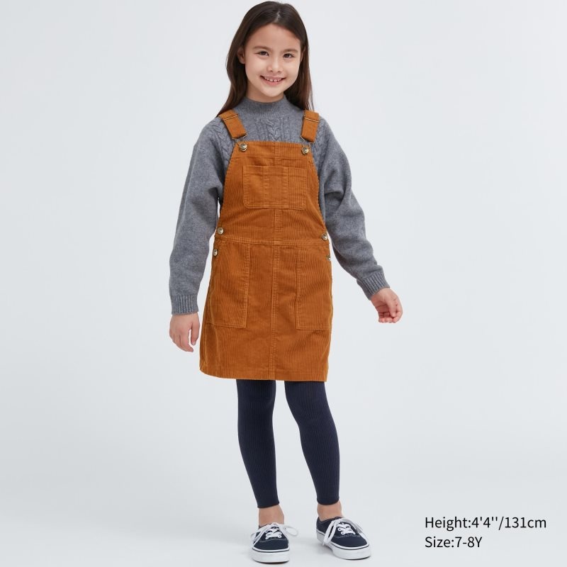 Orange Kids Uniqlo Corduroy Jumper Skirts | USA VGBZN-6159