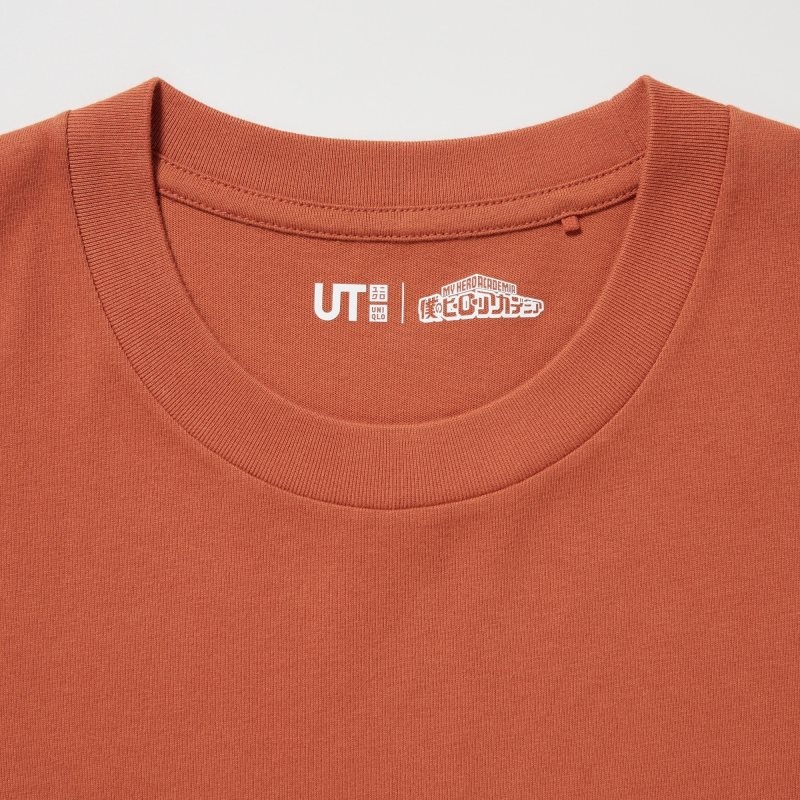 Orange Men Uniqlo My Hero Academia Ut (Short-sleeve Graphic) T Shirts | USA WBXUS-2498