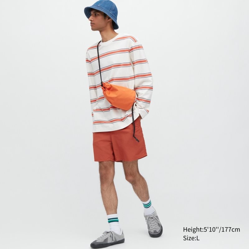 Orange Men Uniqlo Swim Active (5.5\