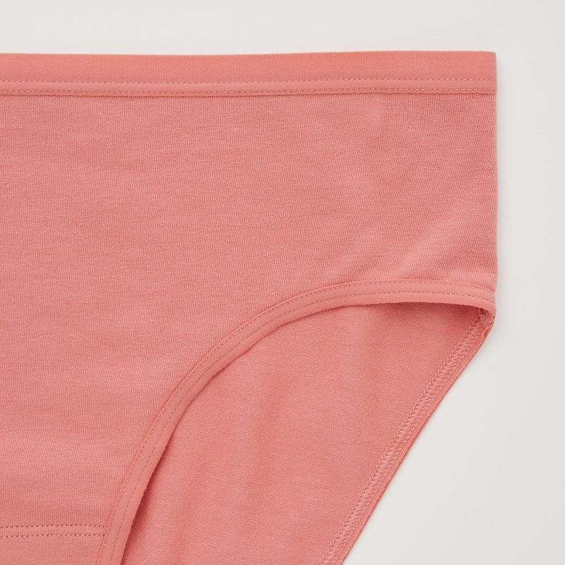 Orange Women Uniqlo Mid-rise Underwear | USA ESVBJ-2471