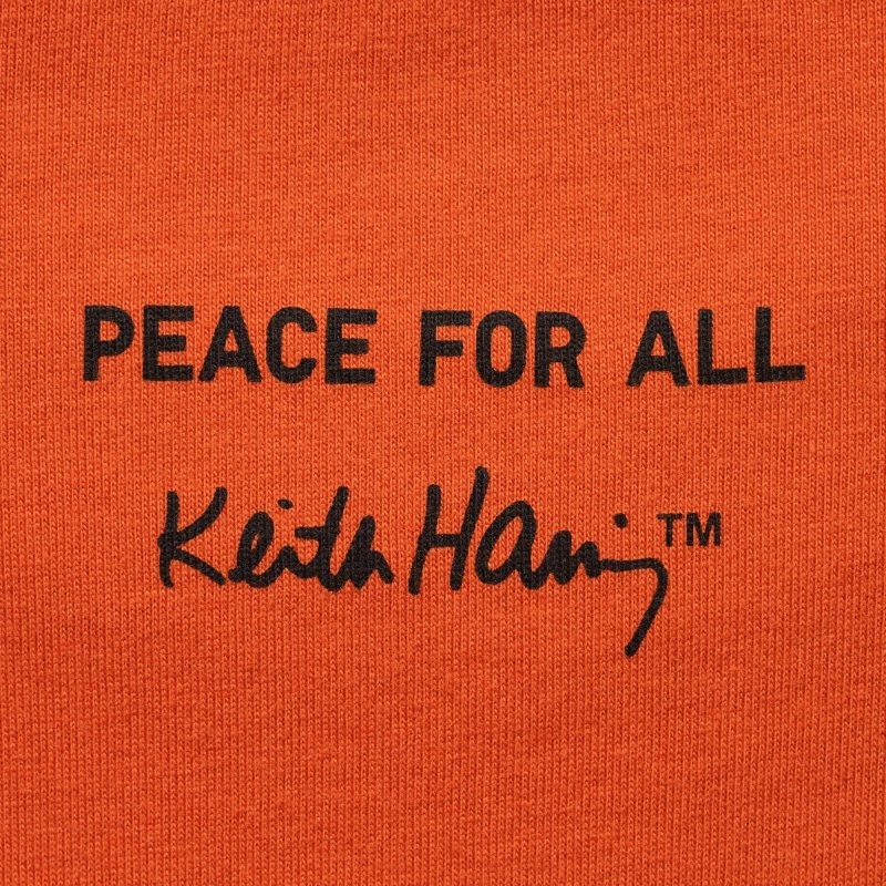 Orange Women Uniqlo Peace For All (Keith Haring) (Short-sleeve Graphic) T Shirts | USA FLUAH-2053