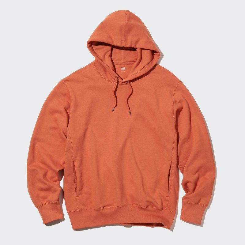 Orange Women Uniqlo Sweat Pullover Long-sleeve Hoodie | USA DHVQY-0896