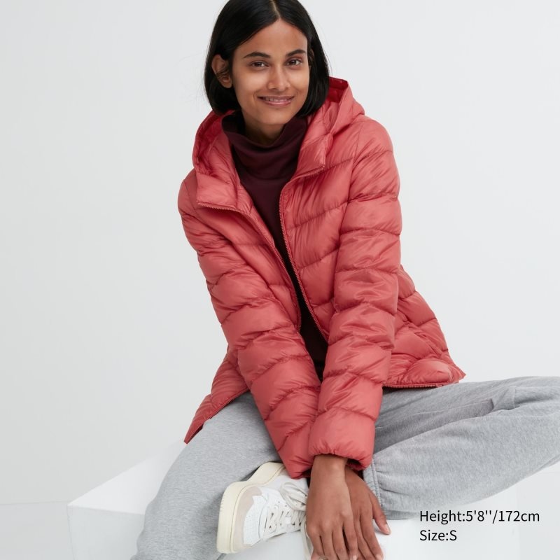 Orange Women Uniqlo Ultra Light Down Parka | USA ULFAG-7938