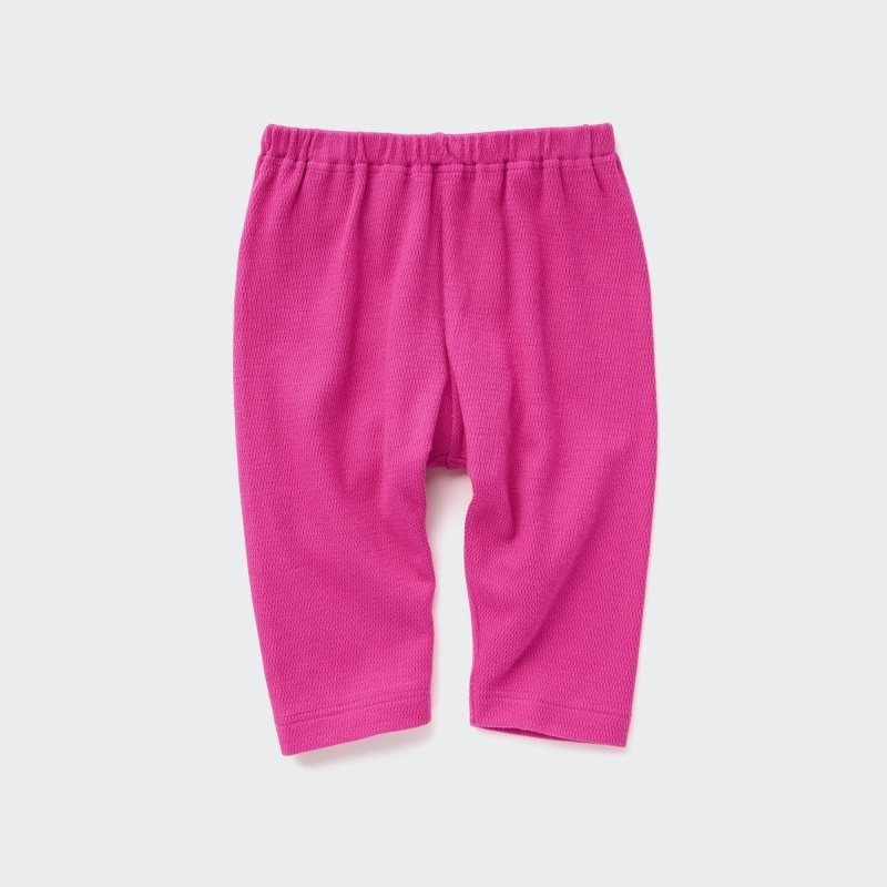 Pink Baby Uniqlo Relaxed-fit Cropped Leggings | USA IXLHT-0239