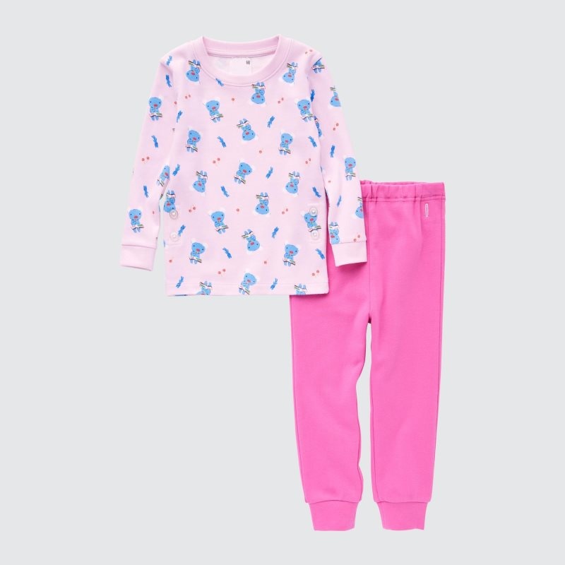 Pink Baby Uniqlo The Picture Book Long-sleeve (Pénélope) Pajamas | USA ELTMU-8543