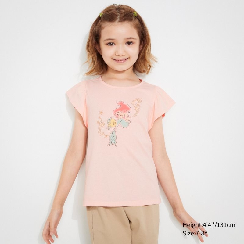 Pink Kids Uniqlo Disney Ut (Short Sleeve Graphic) T Shirts | USA LGHEF-8352