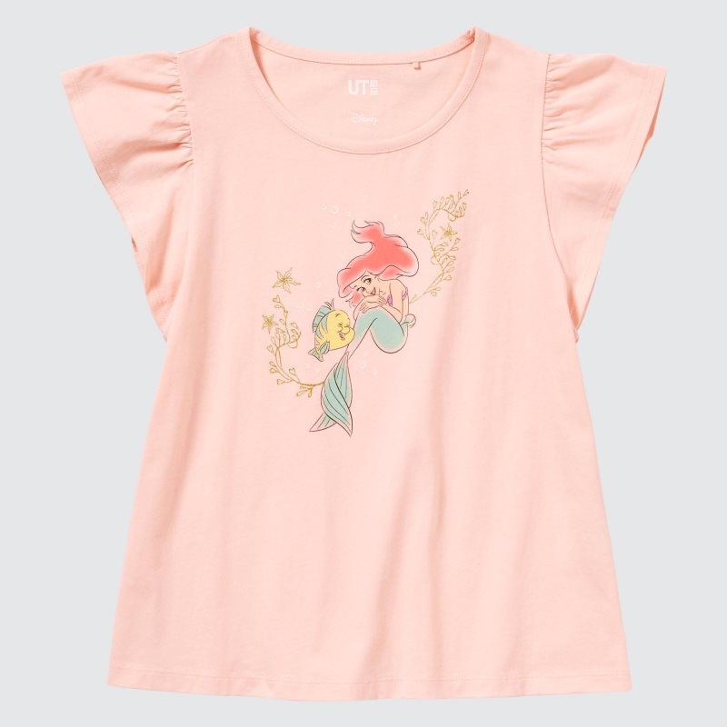 Pink Kids Uniqlo Disney Ut (Short Sleeve Graphic) T Shirts | USA LGHEF-8352