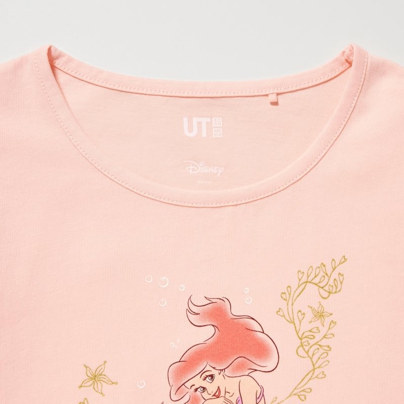 Pink Kids Uniqlo Disney Ut (Short Sleeve Graphic) T Shirts | USA LGHEF-8352