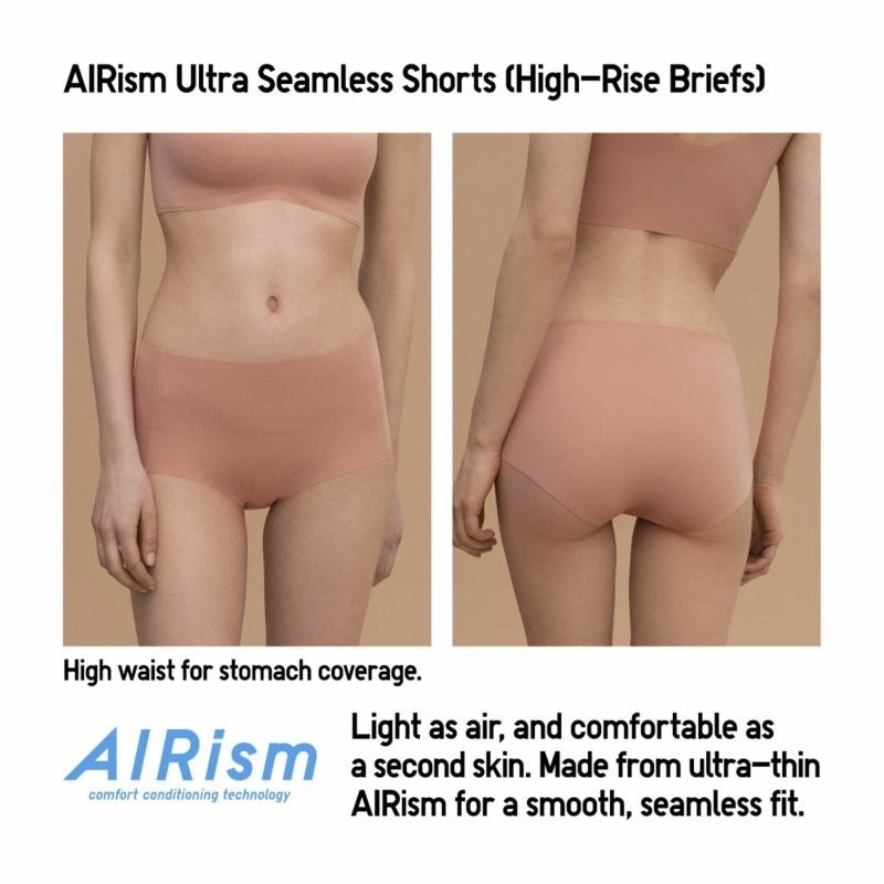 Pink Women Uniqlo Airism Ultra Seamless High-rise Underwear | USA HUDRB-0164