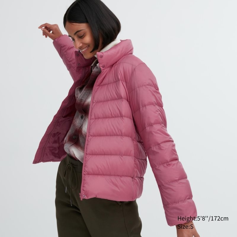 Pink Women Uniqlo Ultra Light Down Jackets | USA ZDYTB-1049