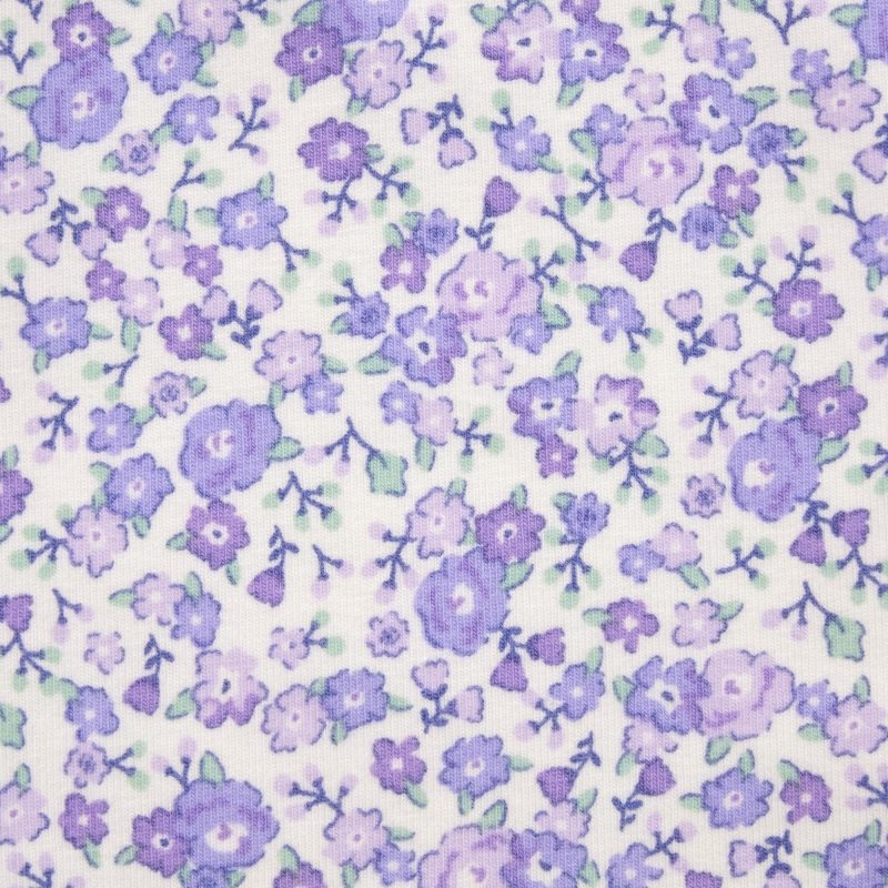 Purple Baby Uniqlo Full-length (Flower Print) Leggings | USA HCIDL-8651