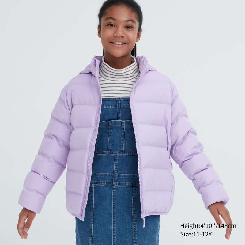 Purple Kids Uniqlo Pufftech Washable (Warm Padded) Parka | USA DISKG-1908