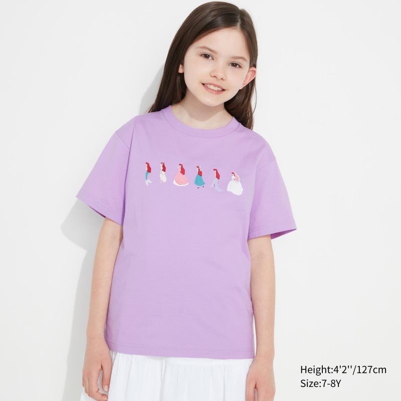 Purple Kids Uniqlo Utgp2023: Magic For All Ut (Short-sleeve Graphic) (Juri Hosoi) T Shirts | USA QUEXM-3057