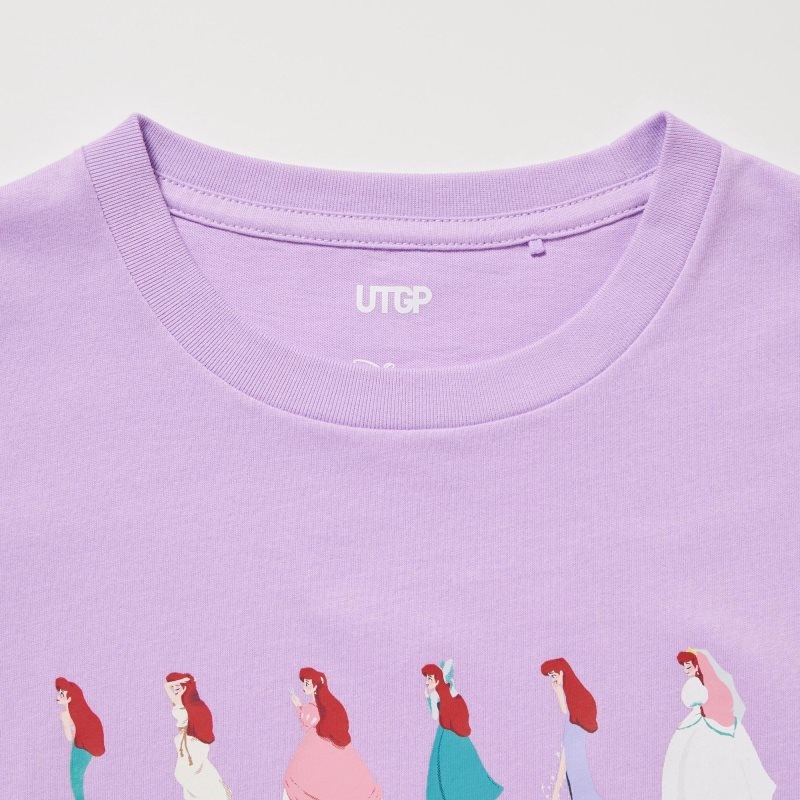 Purple Kids Uniqlo Utgp2023: Magic For All Ut (Short-sleeve Graphic) (Juri Hosoi) T Shirts | USA QUEXM-3057