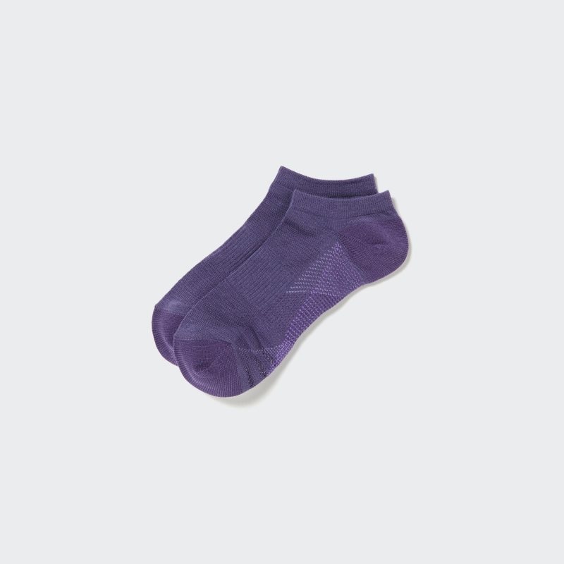 Purple Men Uniqlo Sports Short Socks | USA BZNYX-5293