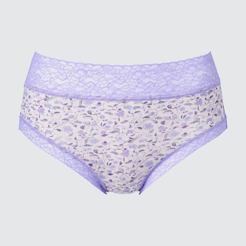 Purple Women Uniqlo High-rise Underwear | USA ZMTCQ-5836