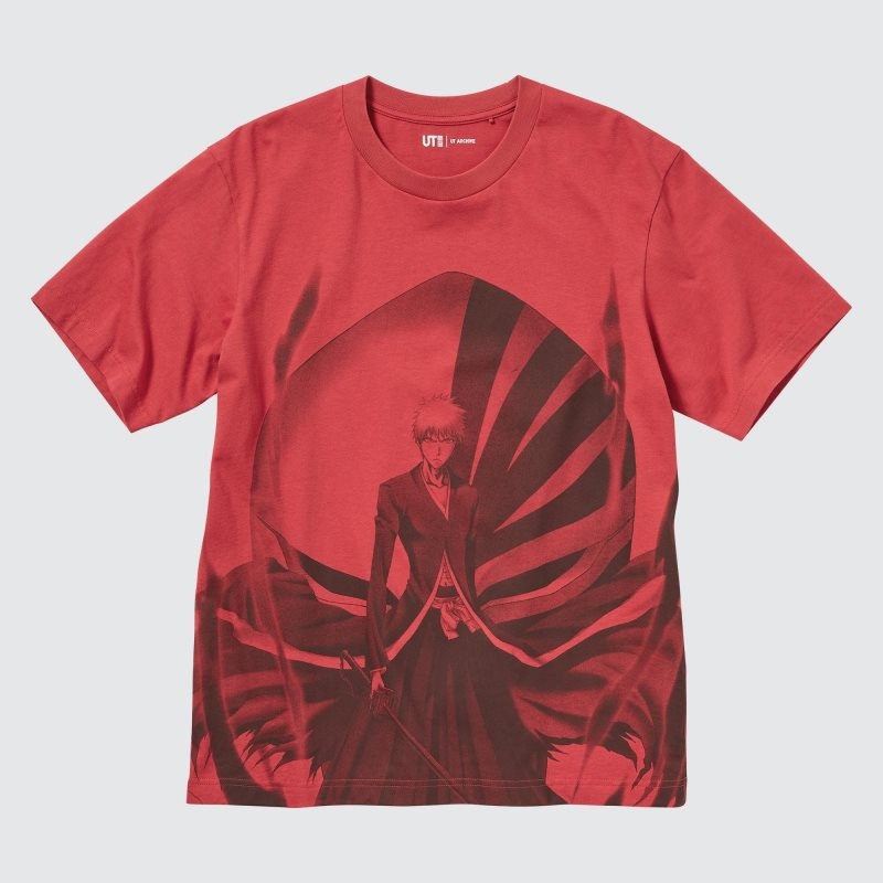 Red Men Uniqlo Ut Archive Ut (Bleach) (Short-sleeve Graphic) T Shirts | USA BFLOH-6490