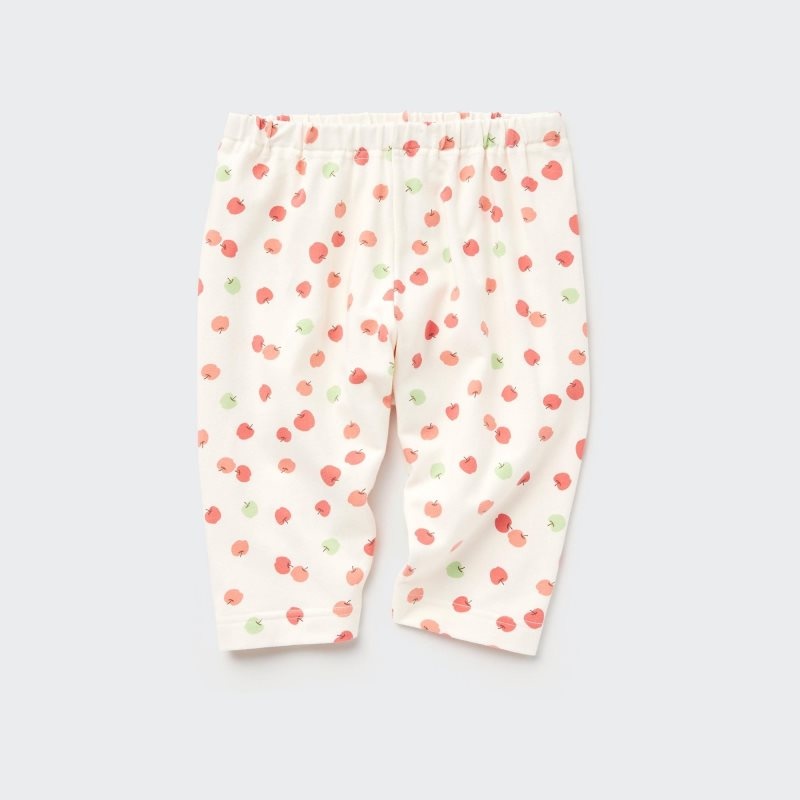 White Baby Uniqlo Relaxed-fit Cropped Leggings | USA TJEZL-4503