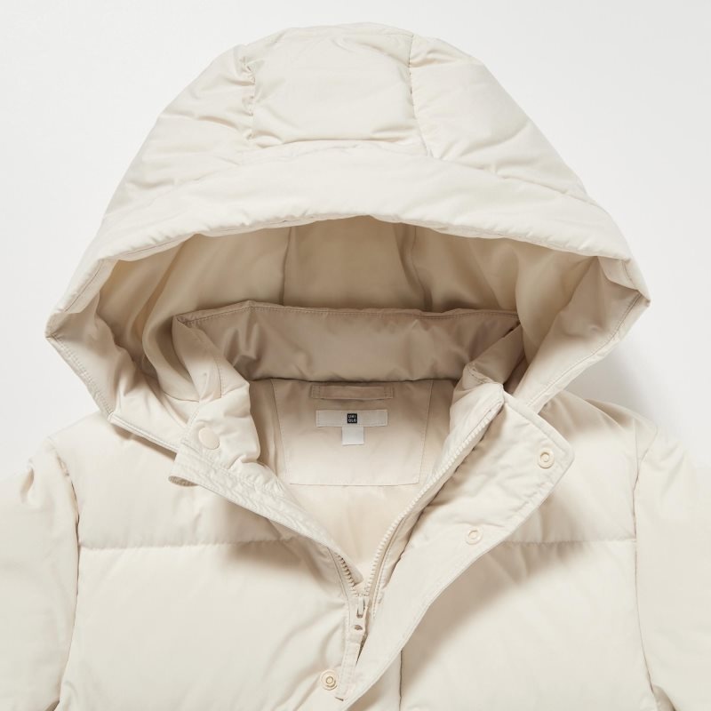 White Kids Uniqlo Down Parka | USA IEKJZ-7584