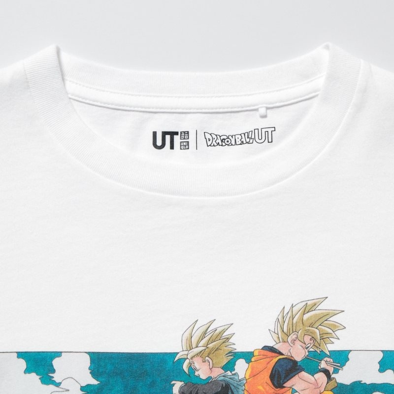 White Kids Uniqlo Dragon Ball Ut (Short-sleeve Graphic) T Shirts | USA BXJPC-0973