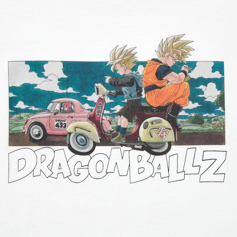 White Kids Uniqlo Dragon Ball Ut (Short-sleeve Graphic) T Shirts | USA BXJPC-0973