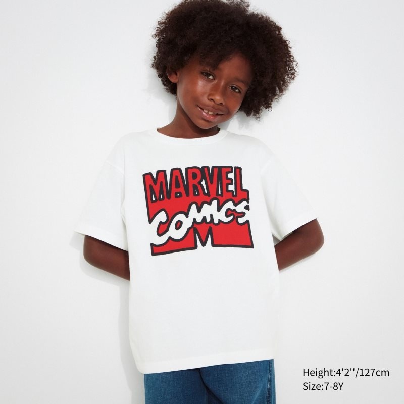 White Kids Uniqlo Magic For All Timeless Favorites Ut (Short-sleeve Graphic) T Shirts | USA ZFSIG-6138