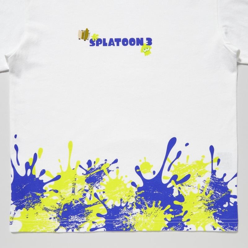 White Kids Uniqlo Splatoon 3 Ut (Short-sleeve Graphic) T Shirts | USA QBWGV-8206