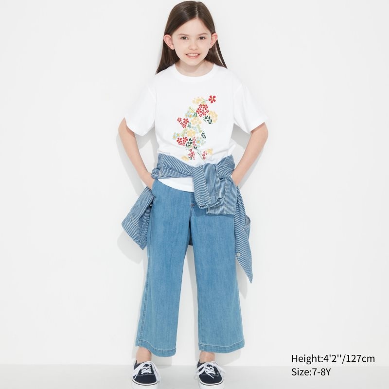 White Kids Uniqlo Utgp2023: Magic For All Ut (Short-sleeve Graphic) (Athalia Sugiarto) T Shirts | USA CBQLU-7156