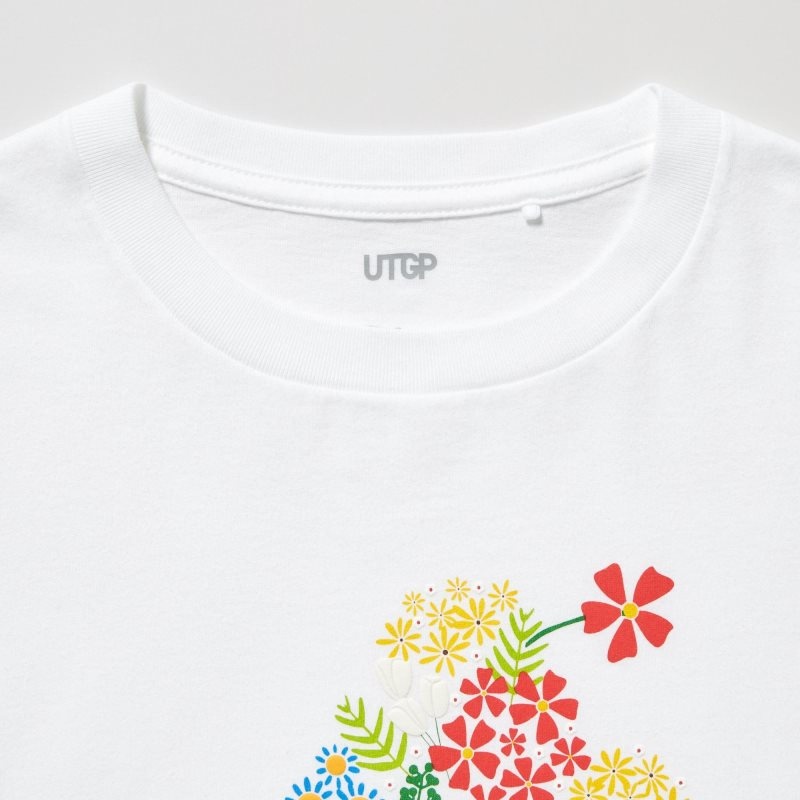 White Kids Uniqlo Utgp2023: Magic For All Ut (Short-sleeve Graphic) (Athalia Sugiarto) T Shirts | USA CBQLU-7156