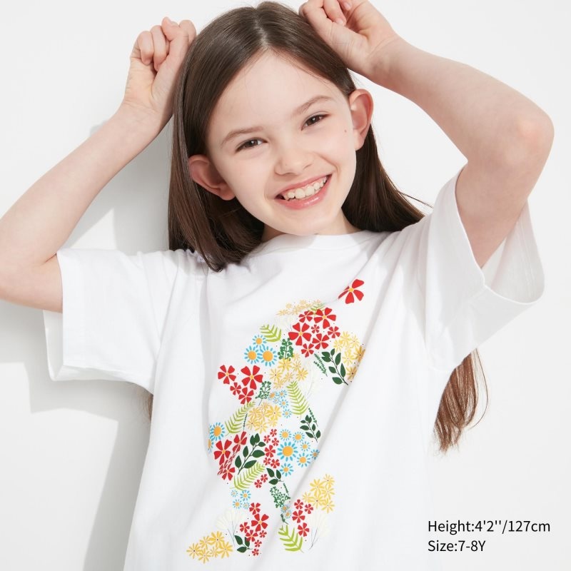 White Kids Uniqlo Utgp2023: Magic For All Ut (Short-sleeve Graphic) (Athalia Sugiarto) T Shirts | USA CBQLU-7156