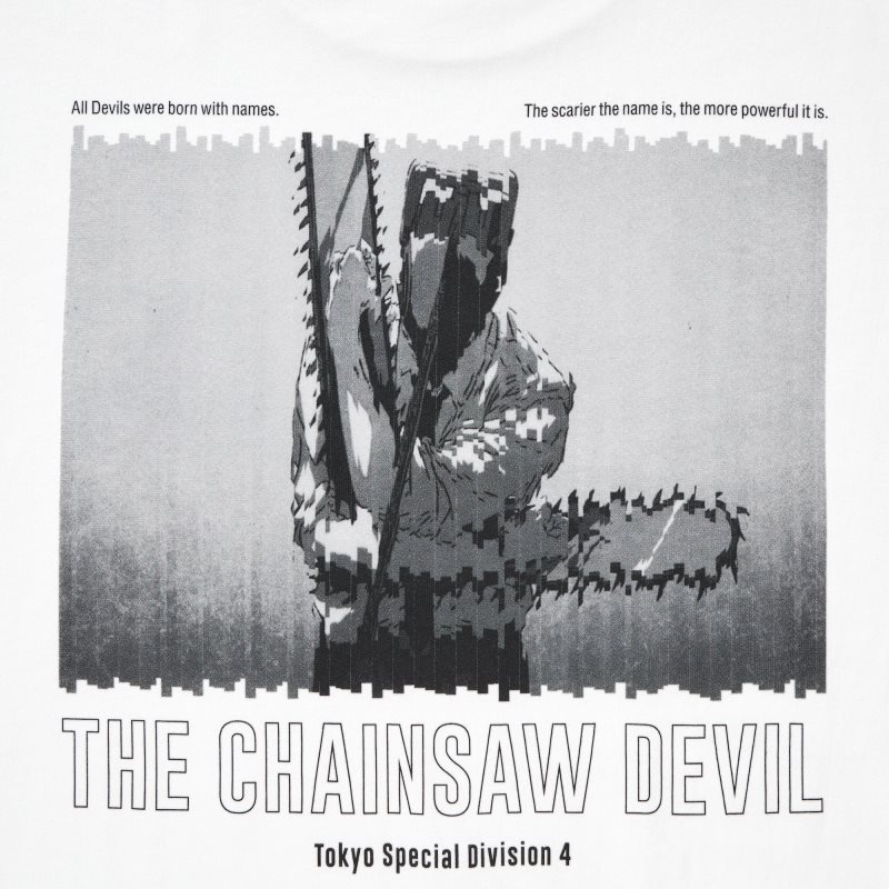 White Men Uniqlo Chainsaw Man × Kosuke Kawamura Short Sleeve Ut (Oversized) T Shirts | USA YPHLQ-7890