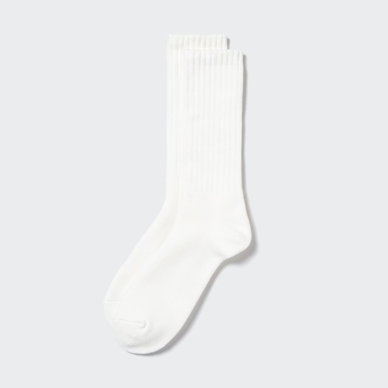 White Men Uniqlo Heattech Pile Socks | USA ZPKDE-3512